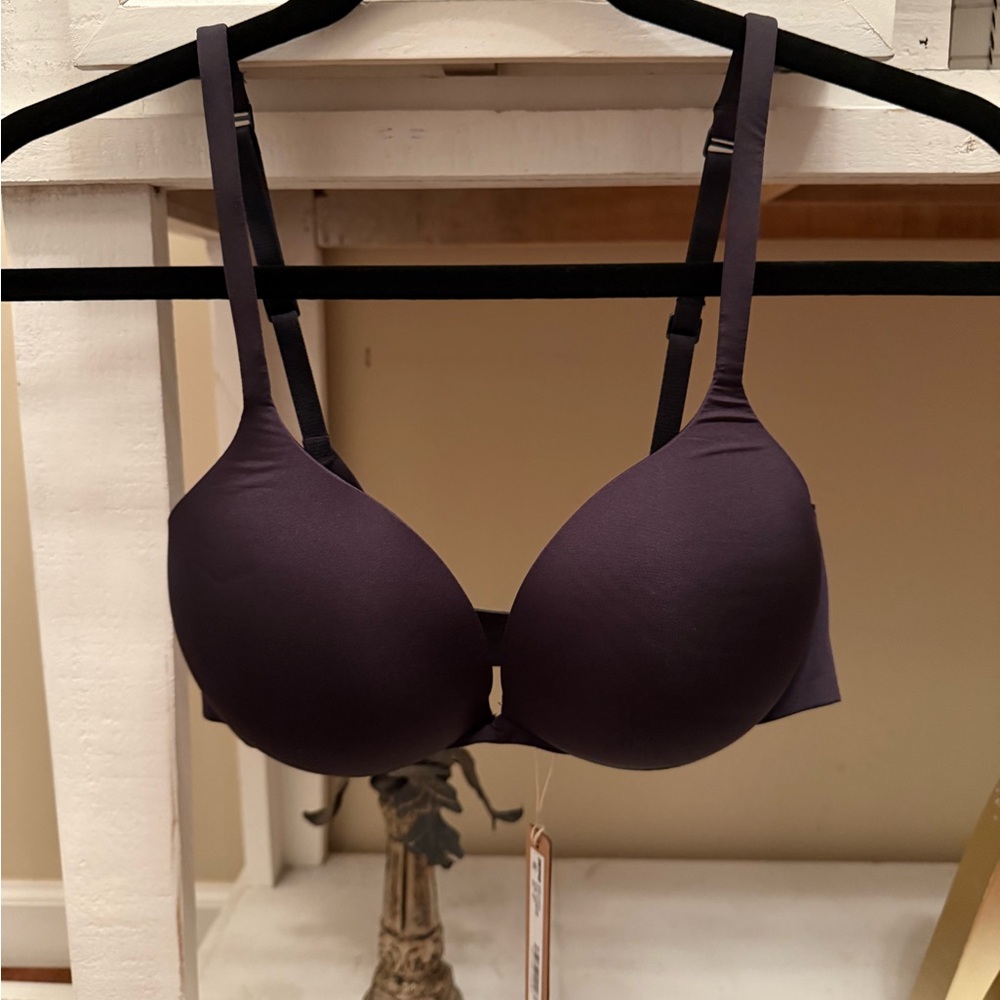 SKIMS Dark Purple Bra